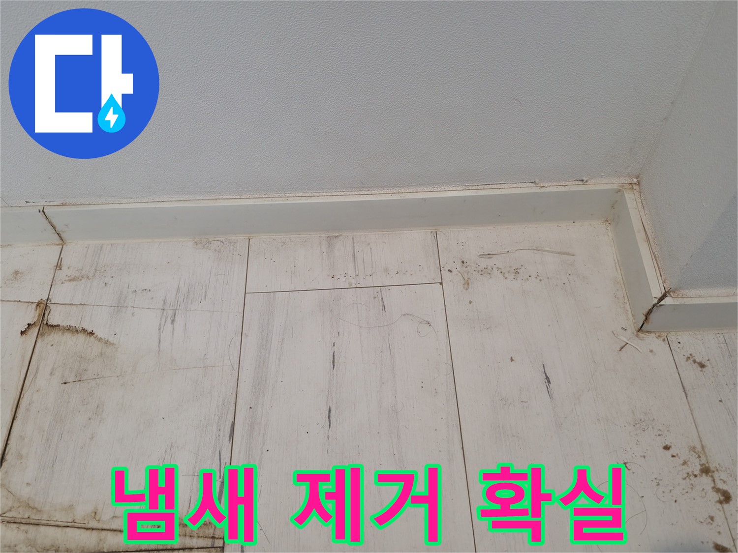 신림동 누수 - 마루 곰팡이 냄새 제거 - 확실한 해결