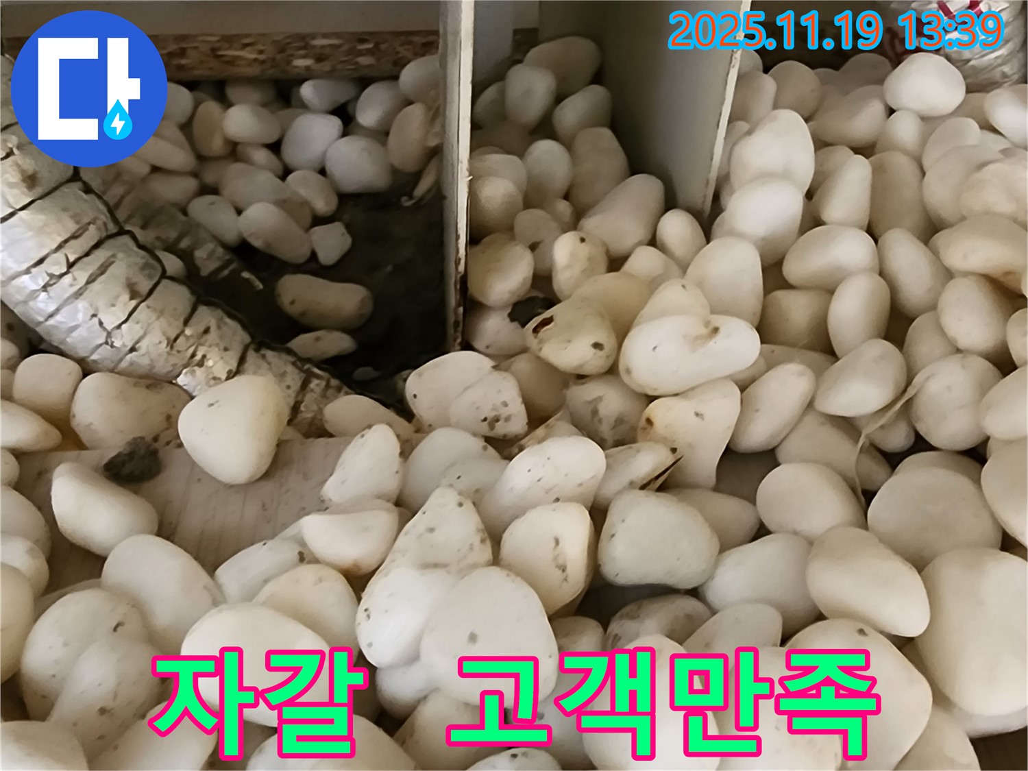 포천시 내촌면 음현리 누수 - 자갈 속에 숨은 누수, 고객 만족을 위해 최선을 다합니다!