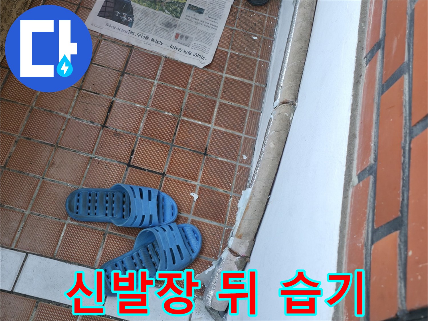 서초구 방배동 누수 - 현관 신발장 뒤쪽 벽이 축축하다면 숨겨진 누수가 있을 수 있습니다