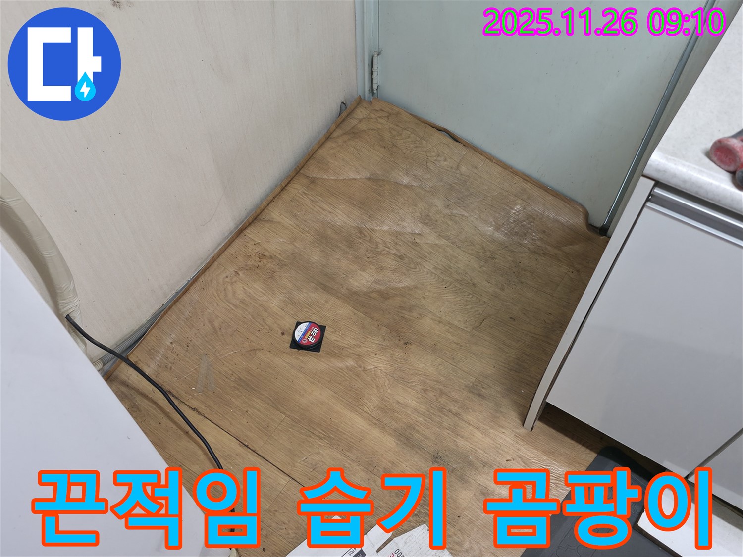 서초구 서초2동 - 장판 끈적임은 습기 때문일 가능성이 높습니다 - 곰팡이 번식 위험을 낮추세요.