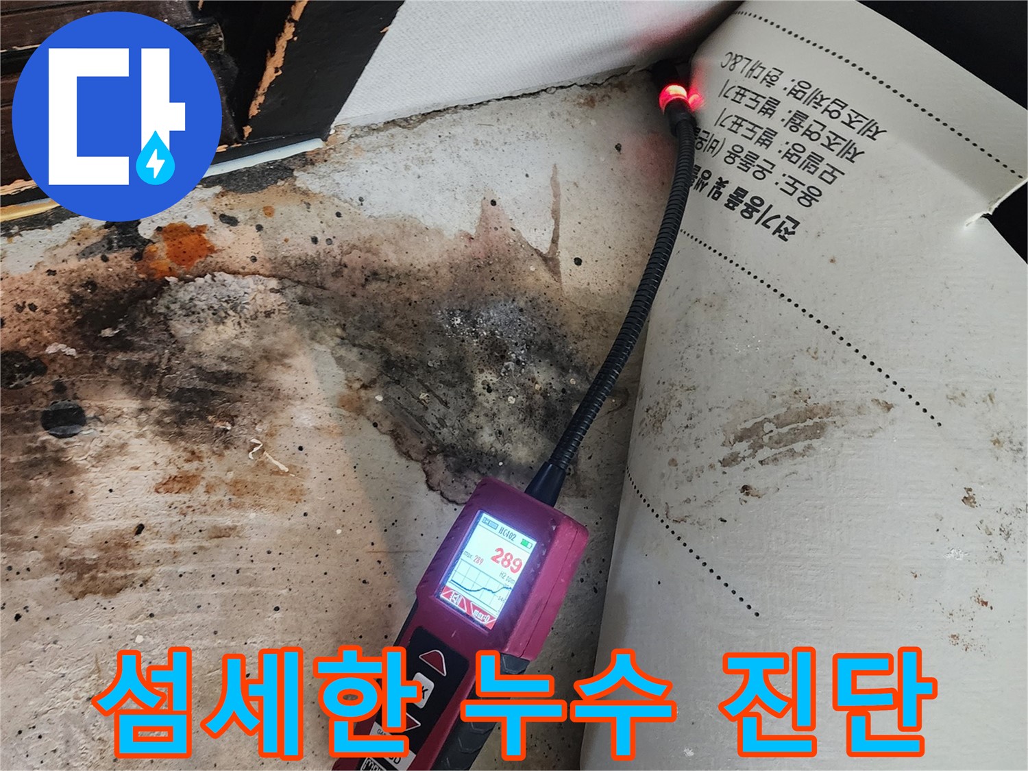 광진구 누수 - 구의동 곰팡이 핀 벽, 전문가의 섬세한 플렉시블 내시경 진단으로 해결