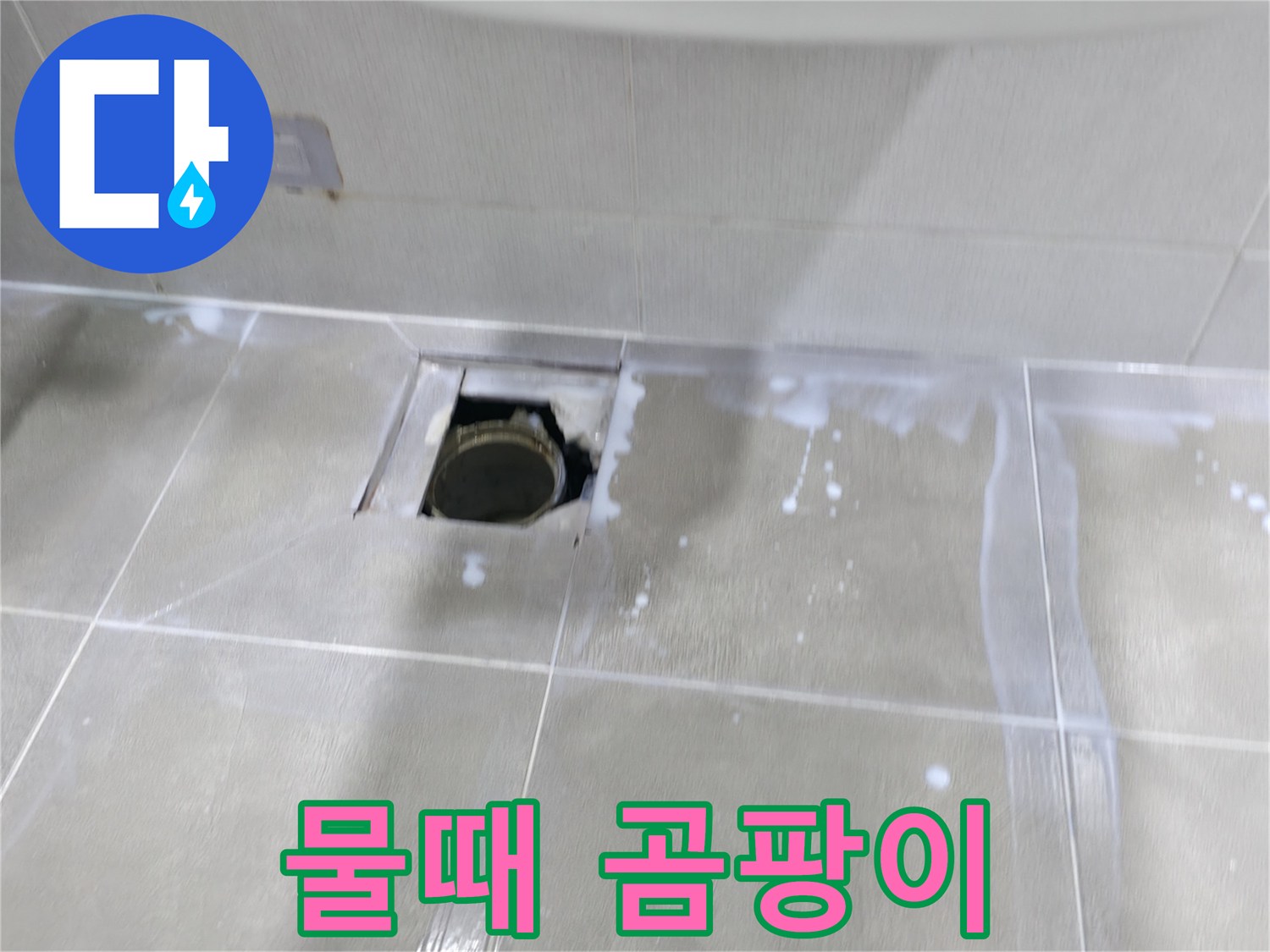 마포구 성암로 아파트 배수구 주변 누수 - 물때와 곰팡이는 누수의 초기 신호일 수 있습니다.