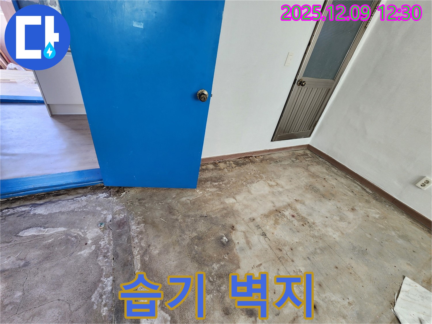 포천 영중면 습기 먹은 벽지 누수 - 곰팡이 문제 해결 및 벽지 교체