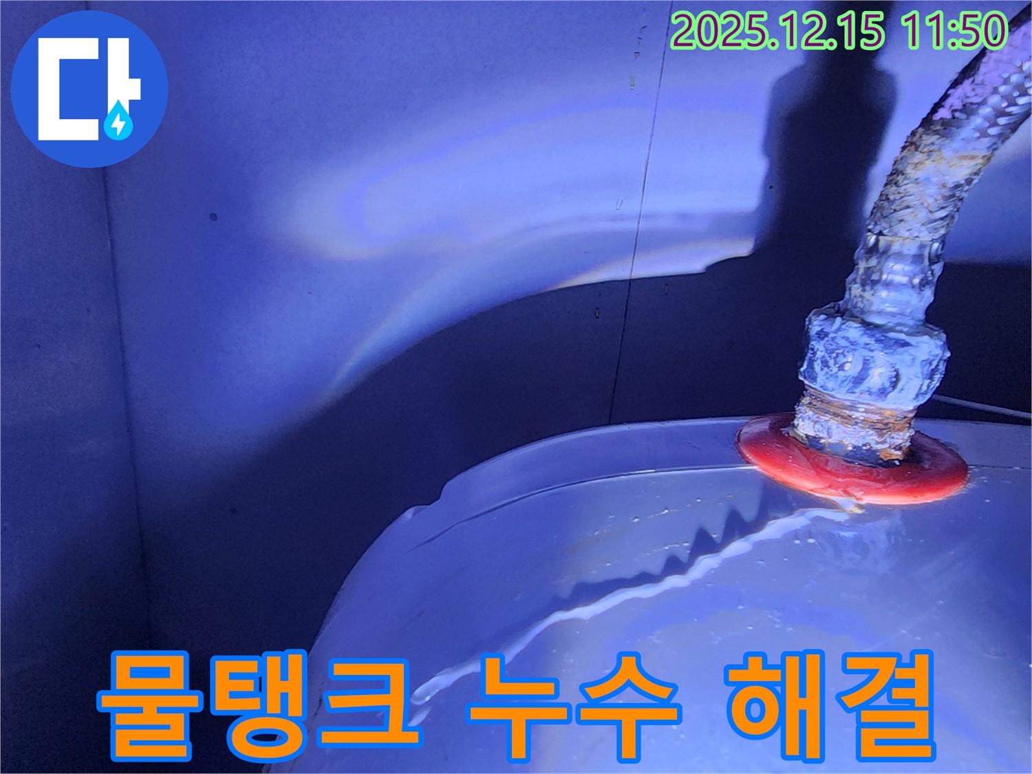 자일리 - 물탱크 누수 문제 발생 - 누수 전문가의 완벽한 해결 과정 공개