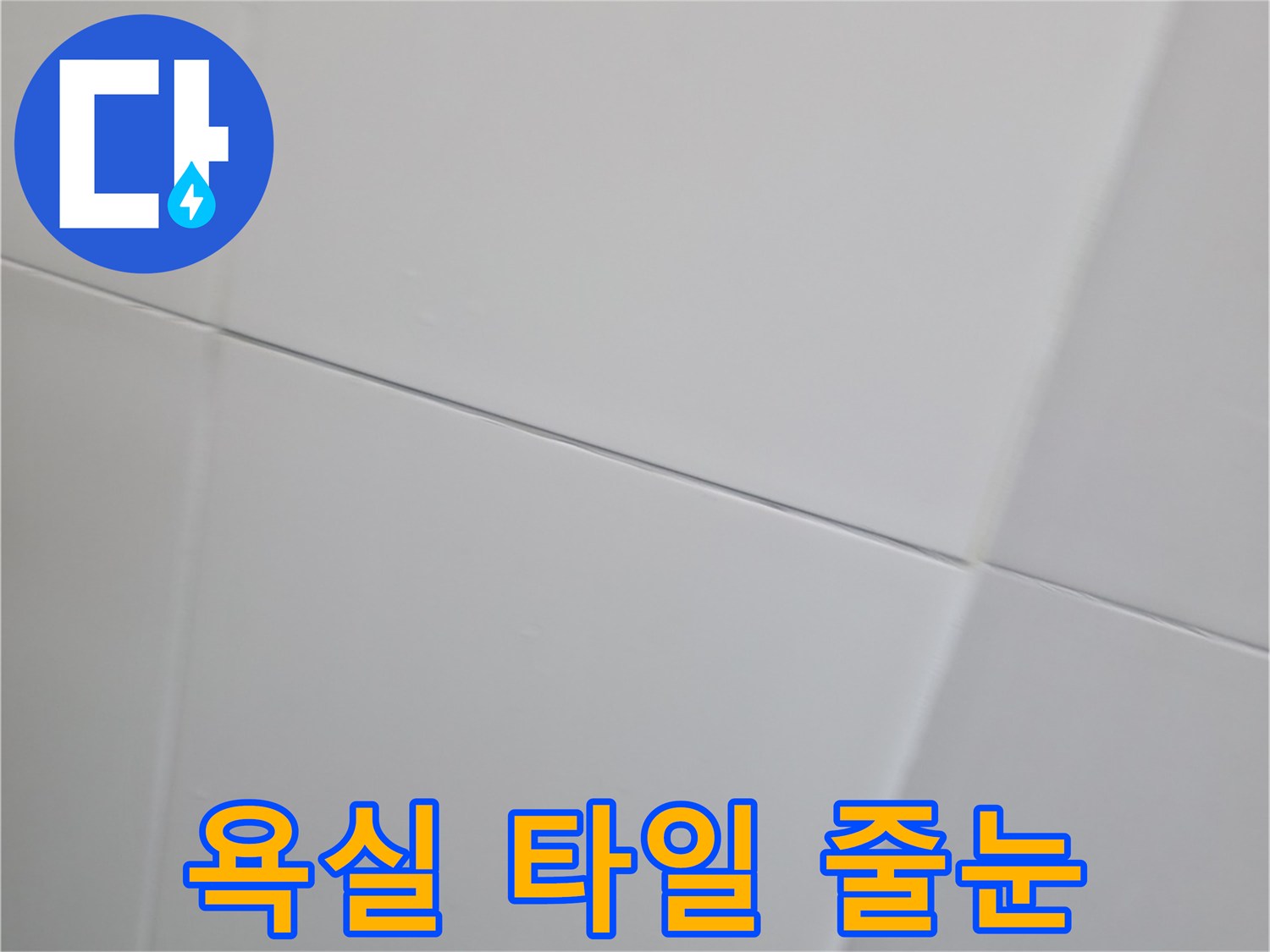 하남 현장 벽면 타일 사이 틈새 관찰