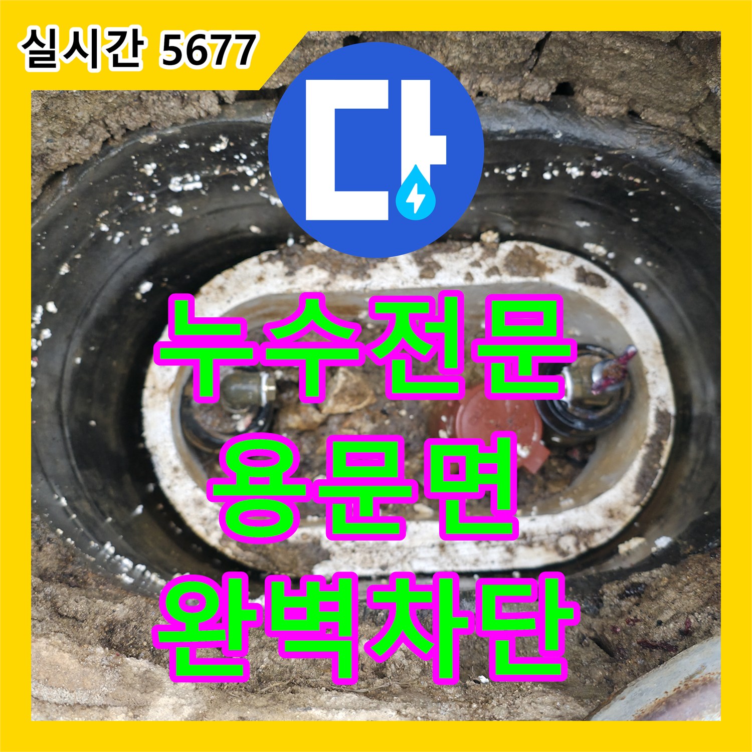 누수전문업체, 양평 용문면 오래된 정화조 누수 문제의 완벽한 차단 양평군