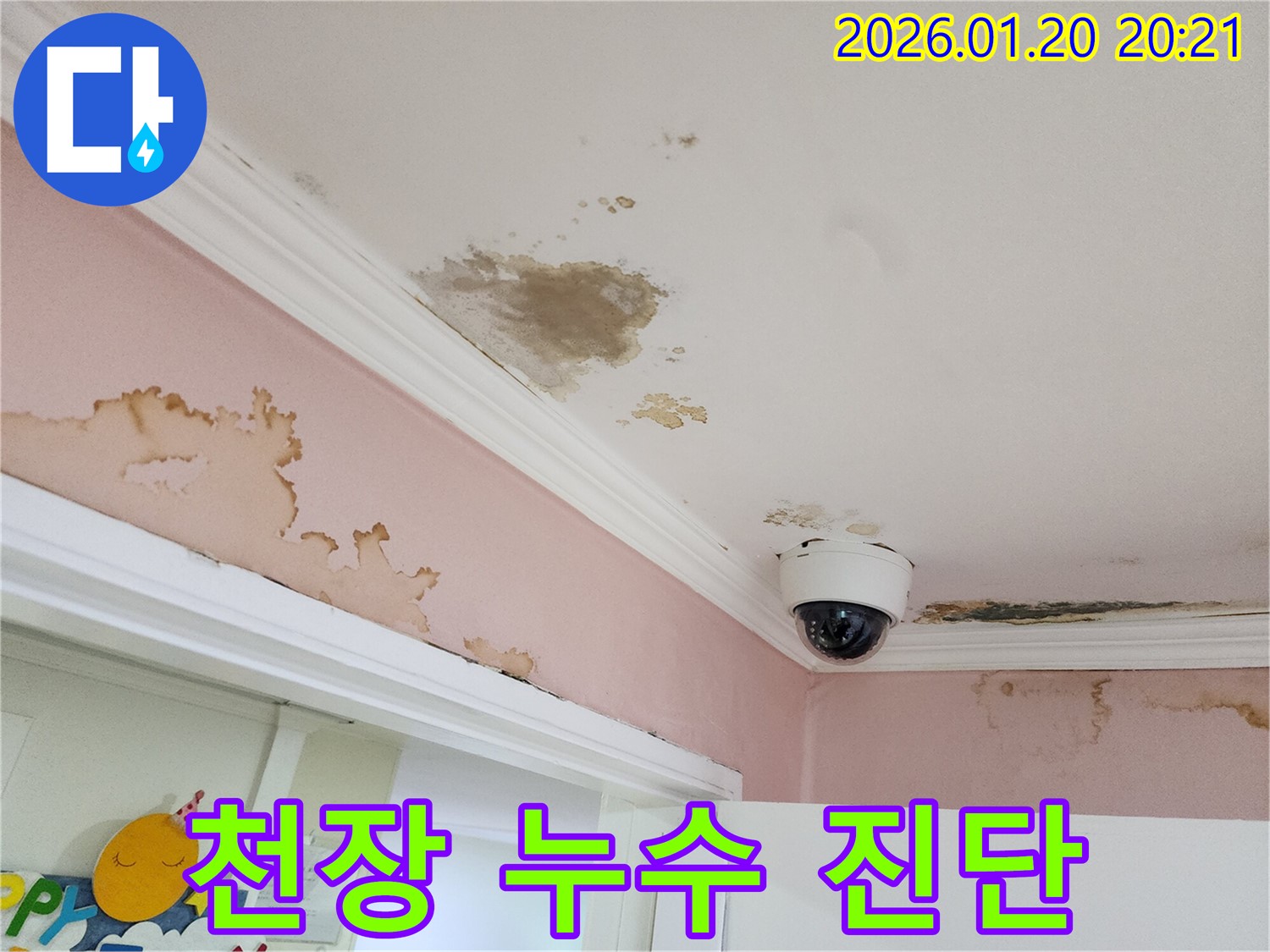 도곡동 천장 누수 진단 - 누수 원인 파악을 위한 정밀 검사