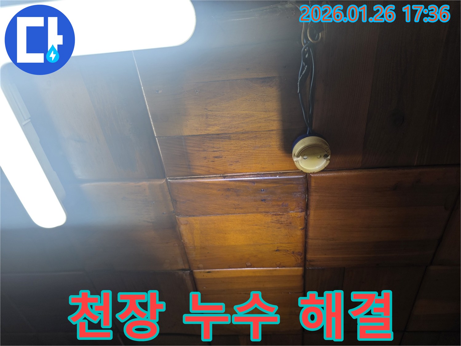 용산구 회나무로 천장 누수 - 누수 문제 완벽 해결