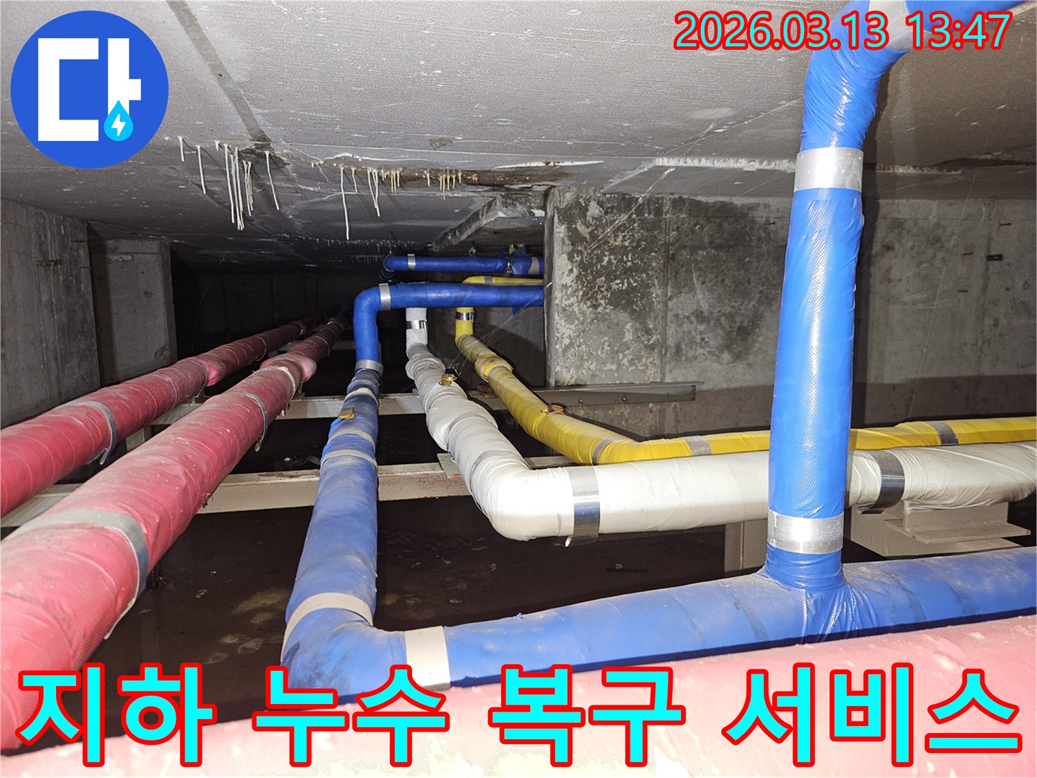 지하-공간의-복잡한-배관들에서-발생한-누수를-탐지하고-완벽하게-복구하는-전문가의-모습