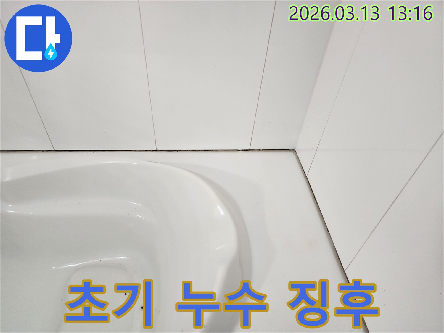 화장실 변기 주변-타일 틈새에 발생한-초기 곰팡이와-오염은-누수의 시작을 알리는-징후일 수 있습니다