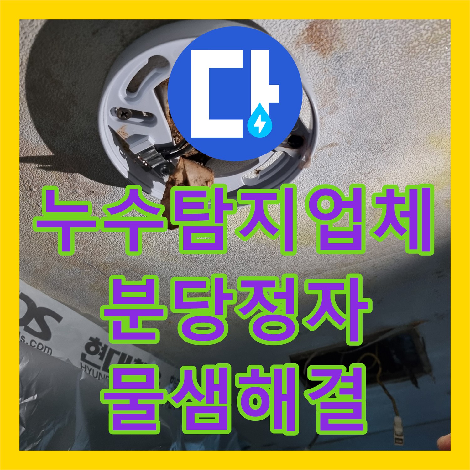 누수탐지업체 아파트 거실과 방 천장 곰팡이 원인이 된 배관 누수를 잡아낸 성남시 분당구 정자동 현장