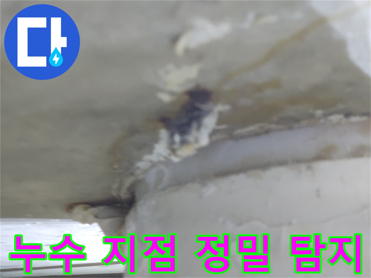 누수-전문가가-누수-지점을-정밀하게-탐지하는-모습