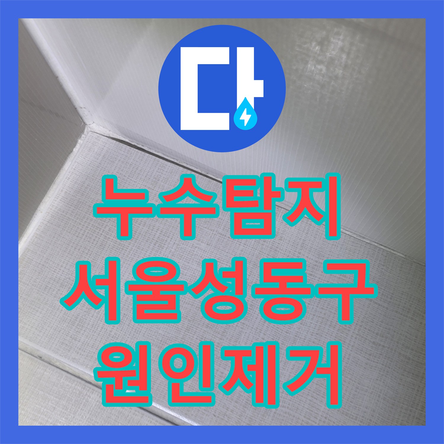 누수탐지 여러 업체가 실패한 화장실 천장 물샘 원인을 찾은 서울 성동구