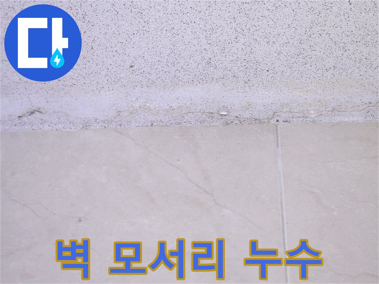 타일-벽면과-천장-경계에서-발생한-습기-및-물방울을-명확히-보여주는-사진-자료