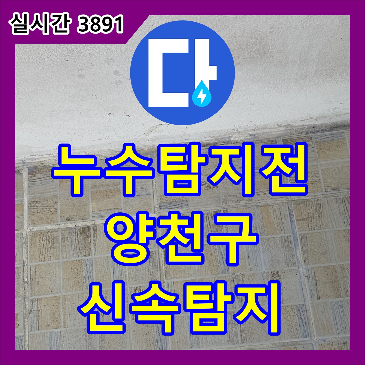 누수탐지전문업체, 아랫집 천장 누수, 보일러 배관 문제 신속하고 정확하게 탐지 - 서울 양천구