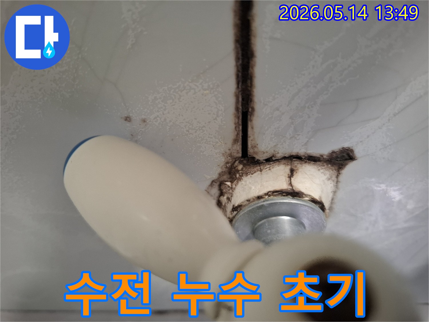 욕실 수전 주변-타일 틈새에-시작된-검은색 오염과-곰팡이 흔적은-초기 누수 증상을-보여줍니다