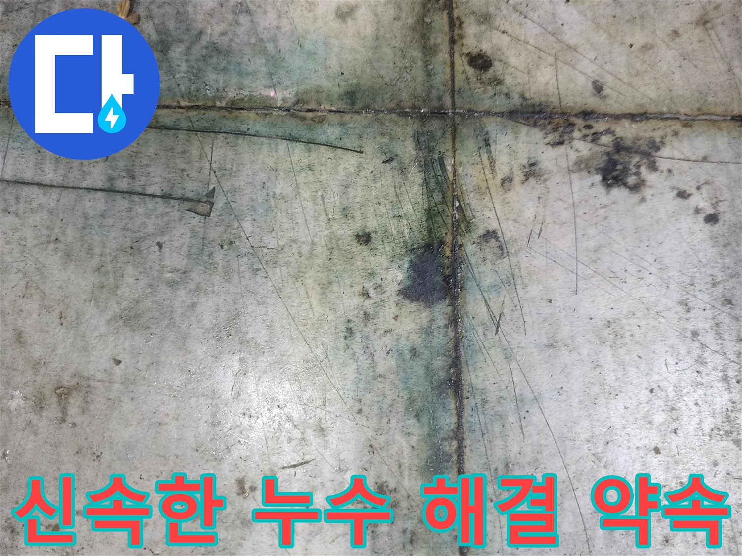 반찬가게 바닥의 누수 문제를-신속하게 해결하기 위한-전문가의 현장 점검