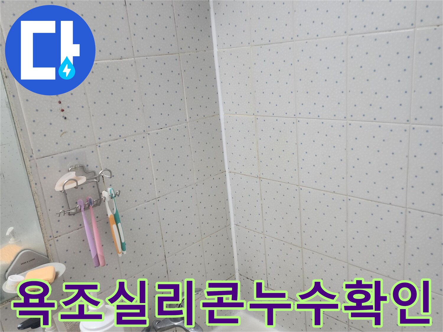 동대문구-사가정로-아파트-욕실-누수-욕조-주변-실리콘-상태-정밀-확인