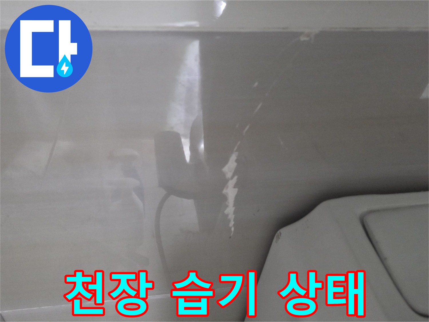 덕양구-현장-화장실-천장-슬라브의-백화현상-사진