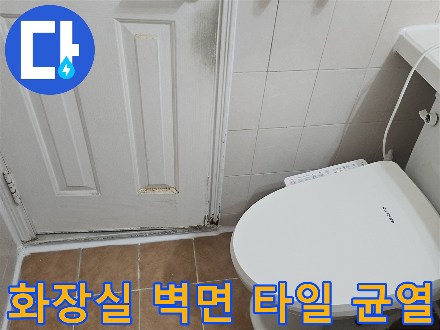 고양시 일산동구 욕실-변기 인접 타일 틈새 및 습기 관찰