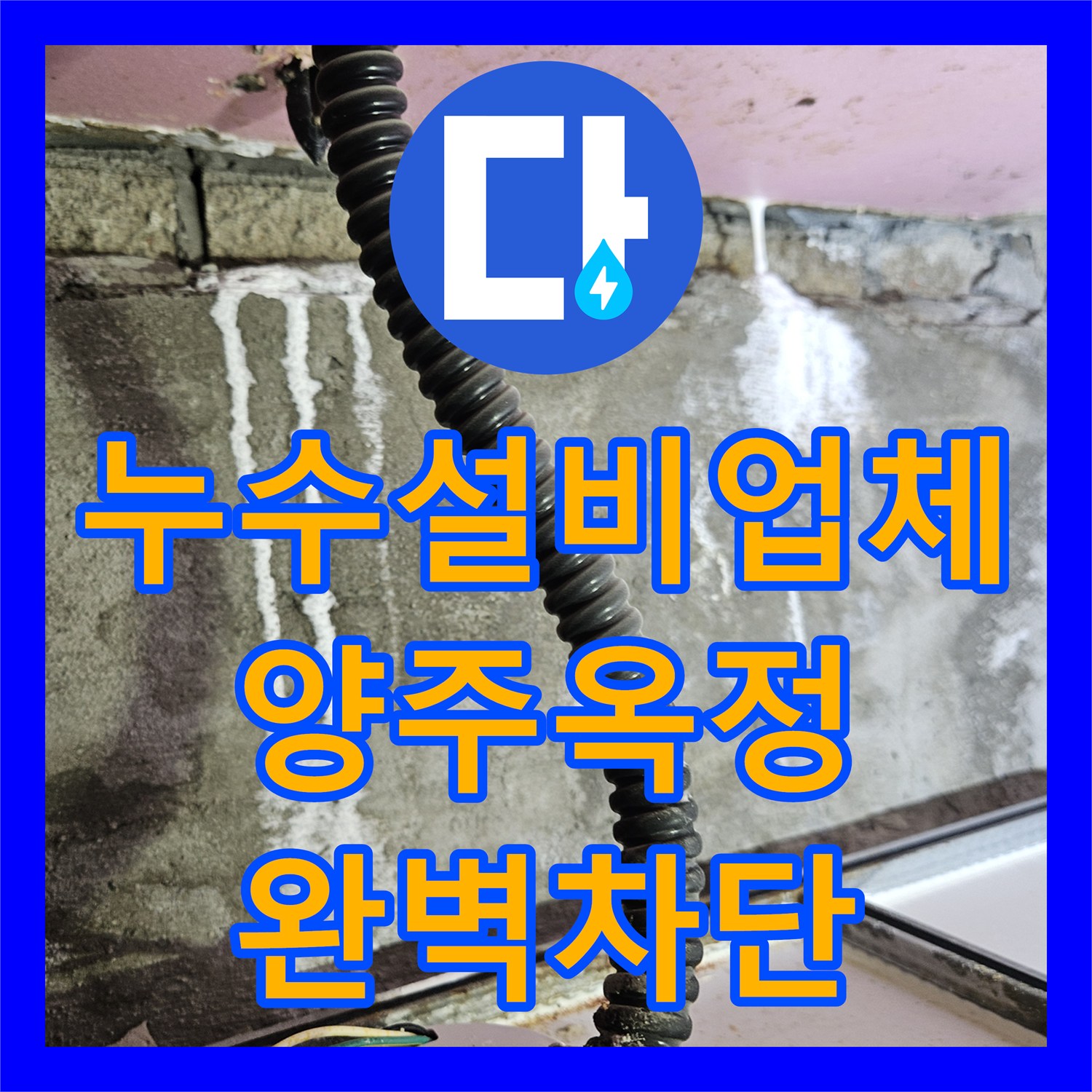 누수설비업체 안방 화장실 천장 누수를 내시경으로 진단하고 방수 처리한 사례 경기 양주시 옥정동