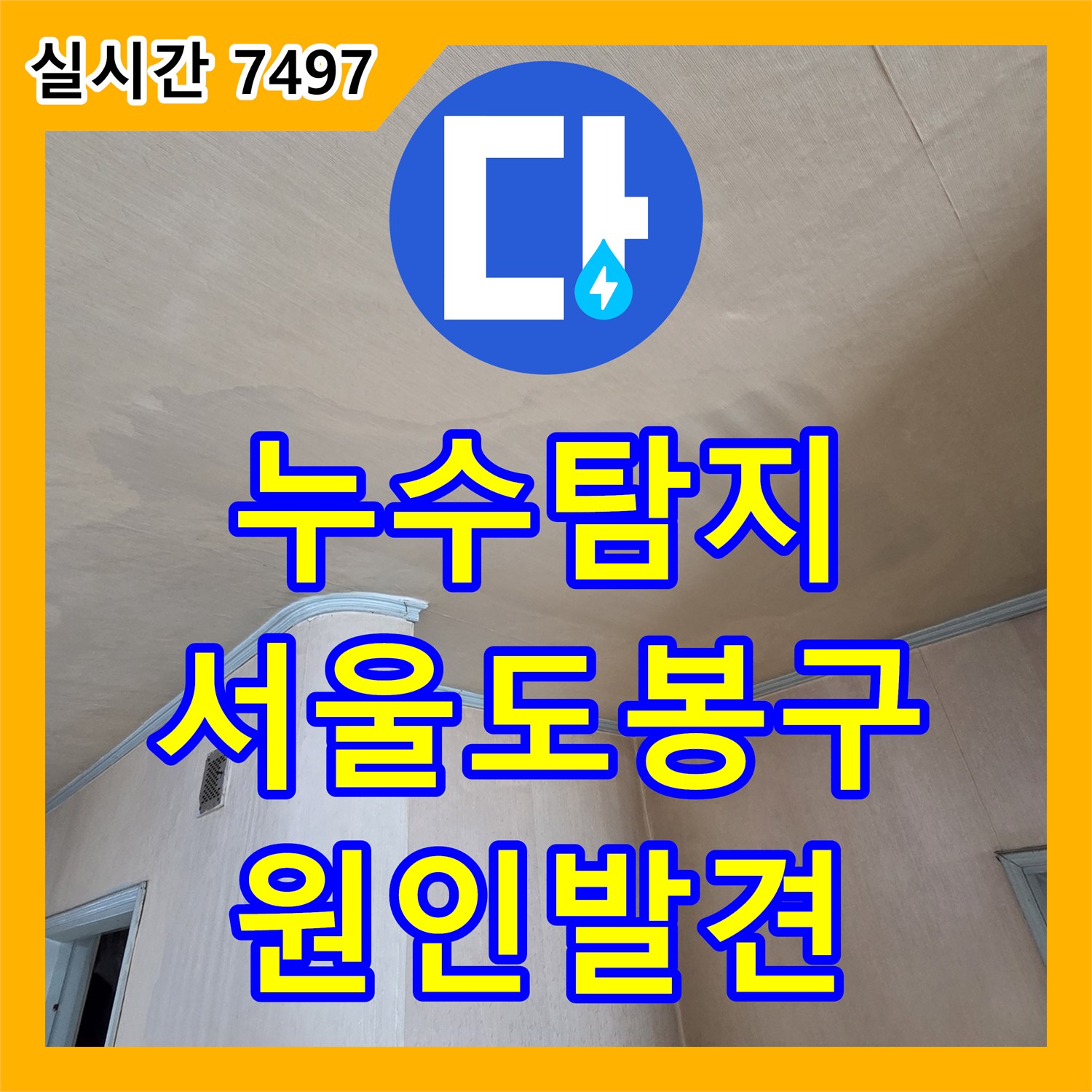 누수탐지 타 업체 세 곳이 포기한 미세 누수를 정밀 진단으로 찾아낸 서울 도봉구 사례